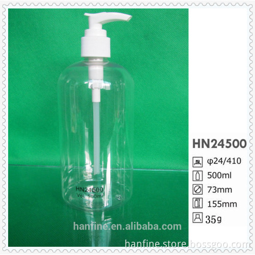 Factory sale PET bottle for shampoo/200ml-500ml/clear bottle/shenzhen factory